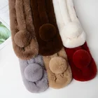 Faux Shawl Fake Faux Fur Scarf Outfit Faux Fox Scarf Stole Target Faux Shawl Women Soft Rabbit Winter