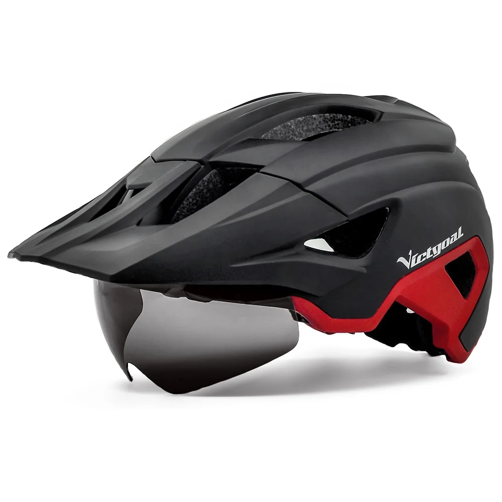 mens bike helmet with visor