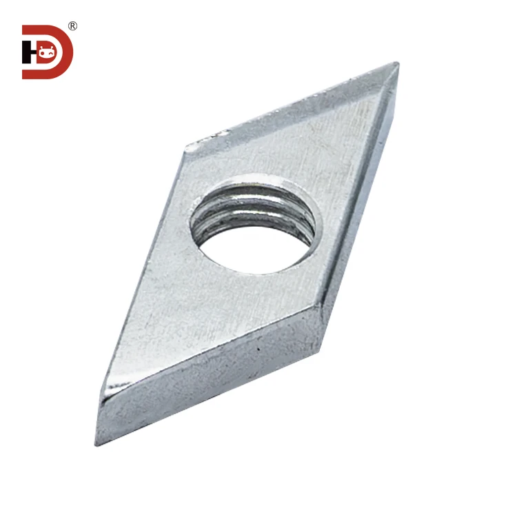 Aluminum Profile Accessories Carbon Steel Diamond Nut 2020/3030/4040 Diamond Nut square M4 M6 M8 Fastening Nut factory