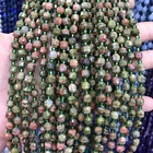 Emerald Bead 6Mm Double Tip Blue Angel Loose Emerald Bead Gemstones Natural