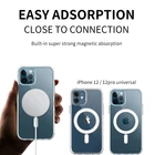 Cover 2021 Newest Crystal Clear Cases For IPhone 12 Cell Phone Back Cover TPU Shockproof 2 In 1 MageSafe Charging Cases