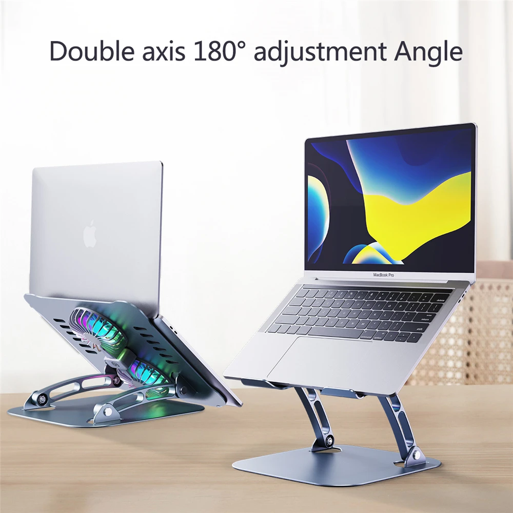 Notebook Cooling Pad with Low Noise Fan Cooler Ultra-Thin Laptop Stand Holders