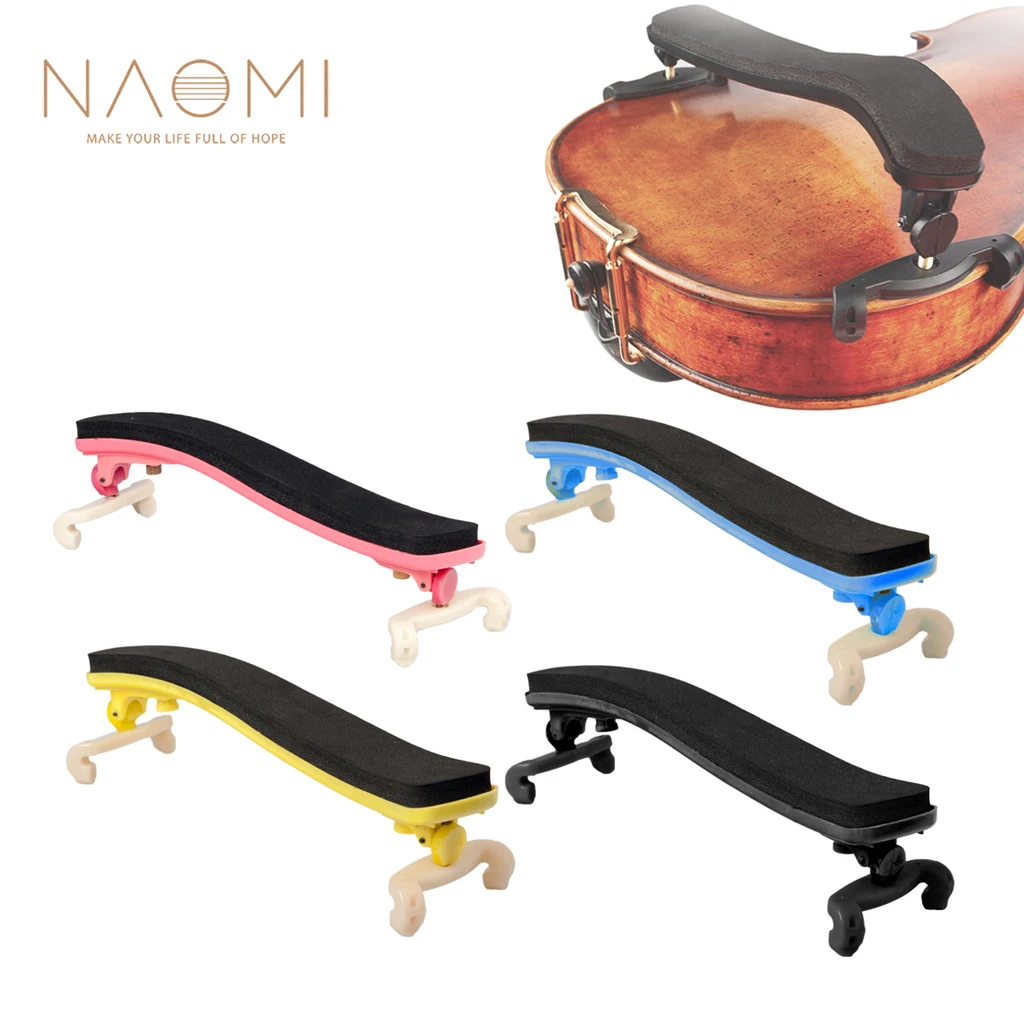 1/4 1/8 Violin Shoulder Rest Black Premium Quality Musical Instrument Accessories for Beginners and Professionals 