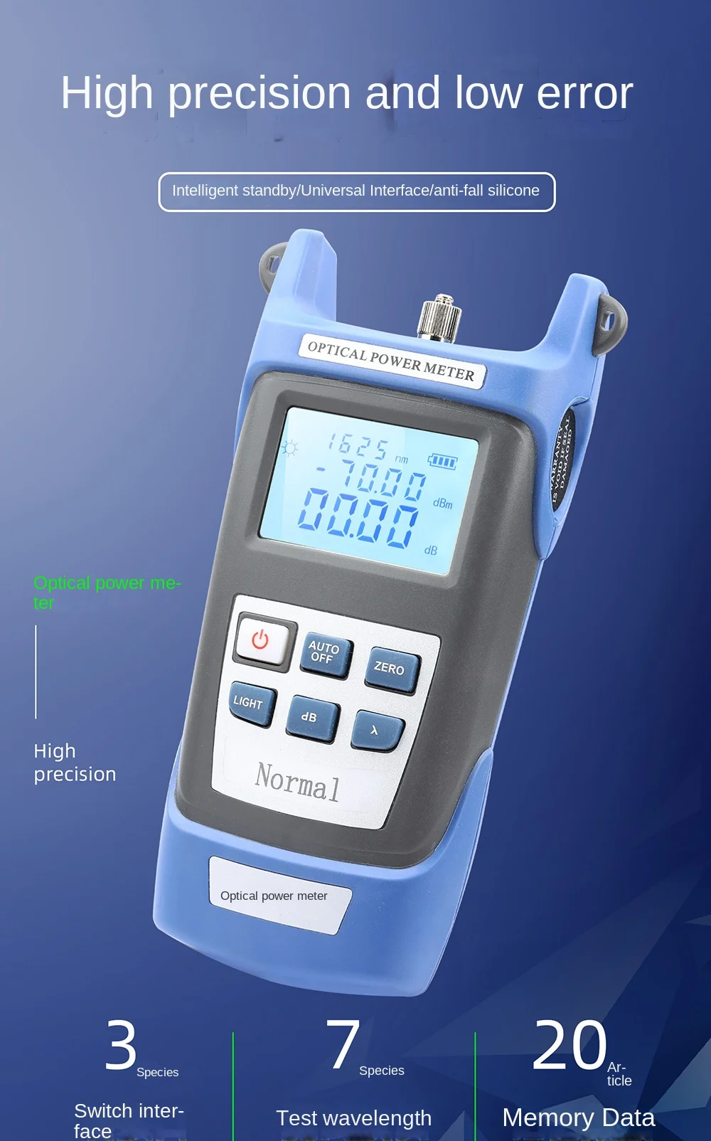 Pon Power Meter Fttx Ont Olt Nm Aua U Handheld Fiber