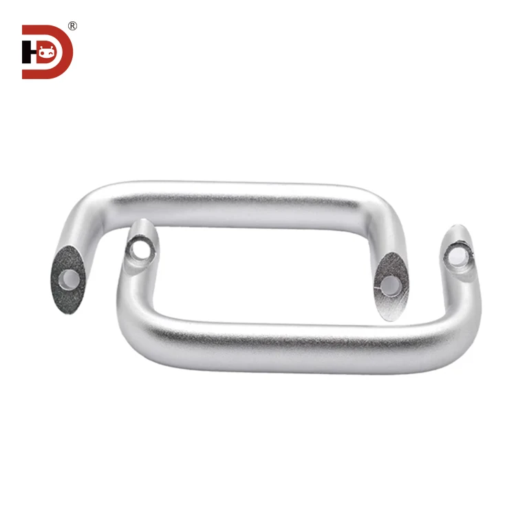 HHDNFA112-128 Aluminum Alloy Angle Handle Mechanical Equipment Cabinet Door Round Reinforced Handle Door Handle supplier