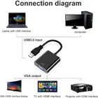 Vga Vga Vga To Usb Flash Cable Vga To Usb Cable Rt809H Vga To Usb Cable