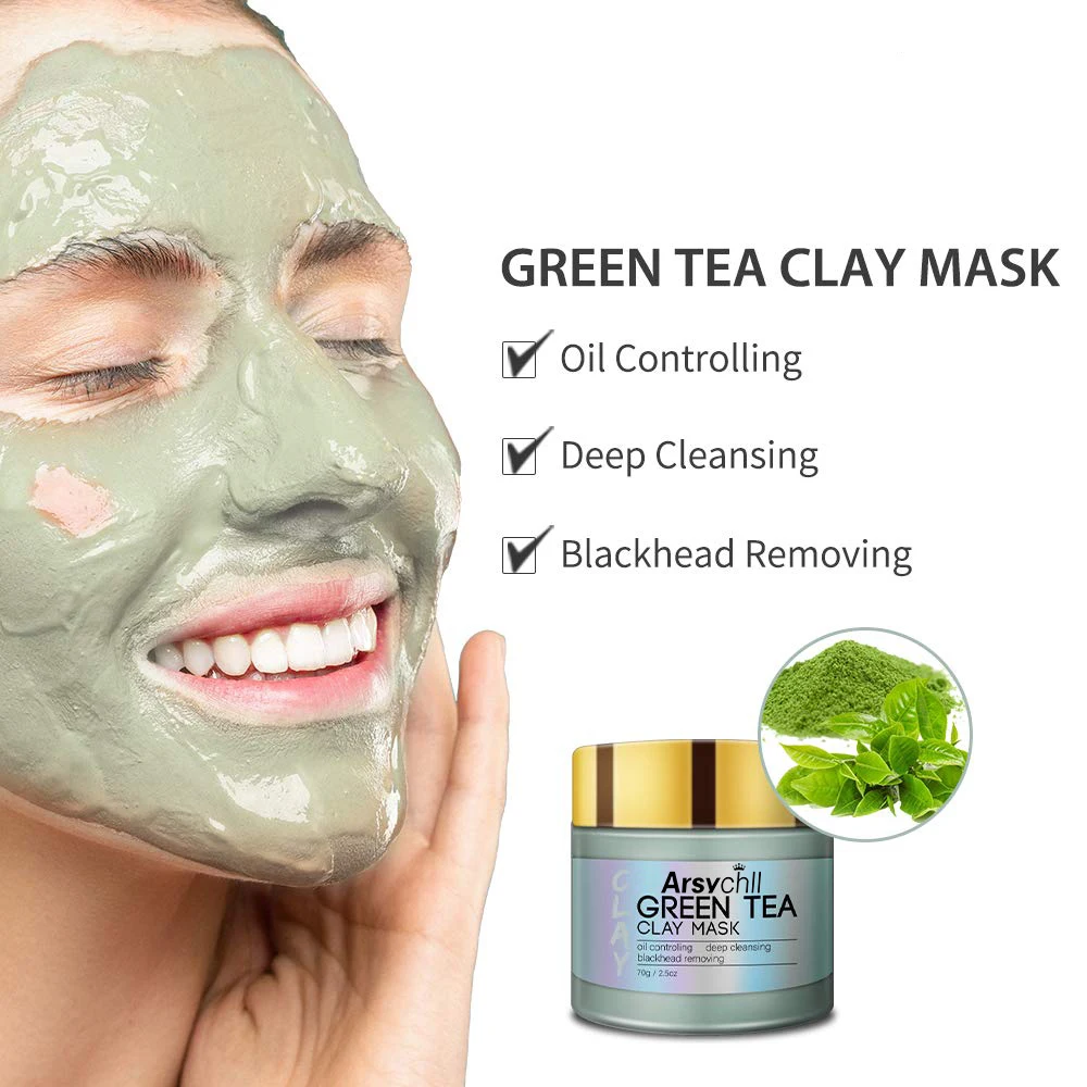 Private Label OEM Skin Care Organic Natural Face Deep Cleansing Remove Blackheads Moisturizing Mud Facial Black Clay Mask Set