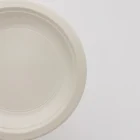 Plates Plate 9 New Style Smooth Natural Color Cornstarch Disposable 6 Inch Plates For Dinner 7 Inch 9 Inch