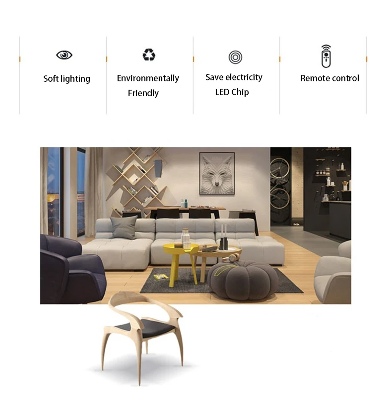 Contemporary Style LED Ceiling Lamp Acrylic Aluminum Ceiling Lights Lighting