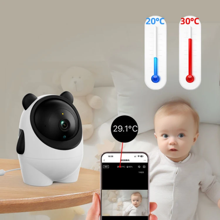 Dual Frequency2.4G 5gBabysistterCamera2kUltra HDWIFI6 BTTuya Baby Monitor Two-Way Audio Pet Baby Camera