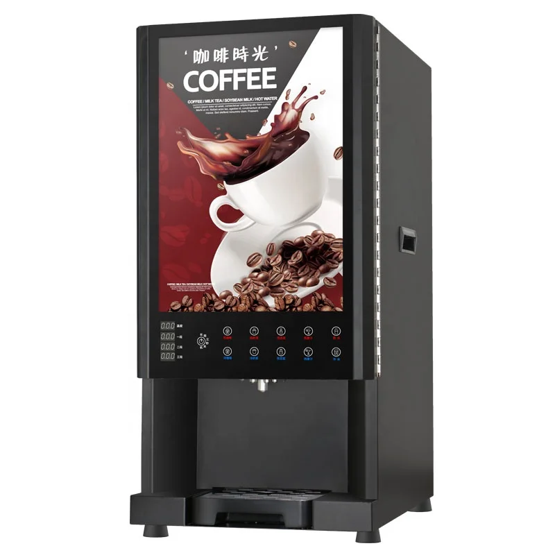 Máquina Expendedora De Café De Vídeo De Alta Calidad,Máquina De Bebidas  Instantáneas - Buy Comercial Automático Instantáneo Máquina Expendedora De  Café,Máquina De Café,Cafetera Espresso Product on Alibaba.com