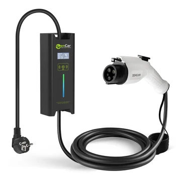 ZENCAR ev charger J1772 evse level 2 mobile electric car charger 16A with Schuko for Nissan leaf