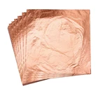 Metal High Quality Metal Foil Genuine Pure Copper Leaf Sheets For Building Decor