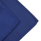 Pocket Delicate Design Your Own Pocket Square 100% Polyester Material Blue Solid Color Pocket Square Mens