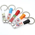 Gift Items Marketing Gift Items Promotion Customized Logo 3 In 1 Mini USB Data Cable Keychain For Power Bank