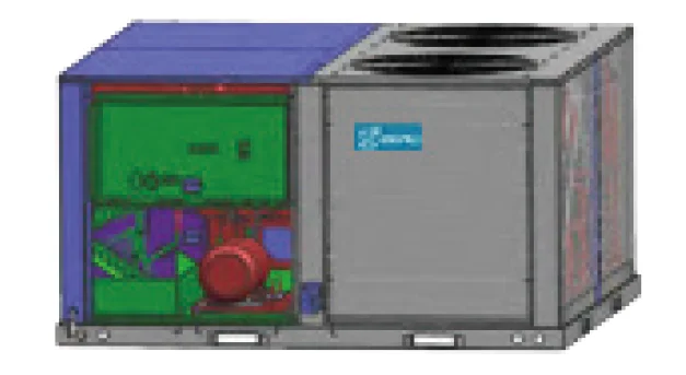 Rooftop Packaged Unit, Inverter, HVAC, 10-15 - detail 22