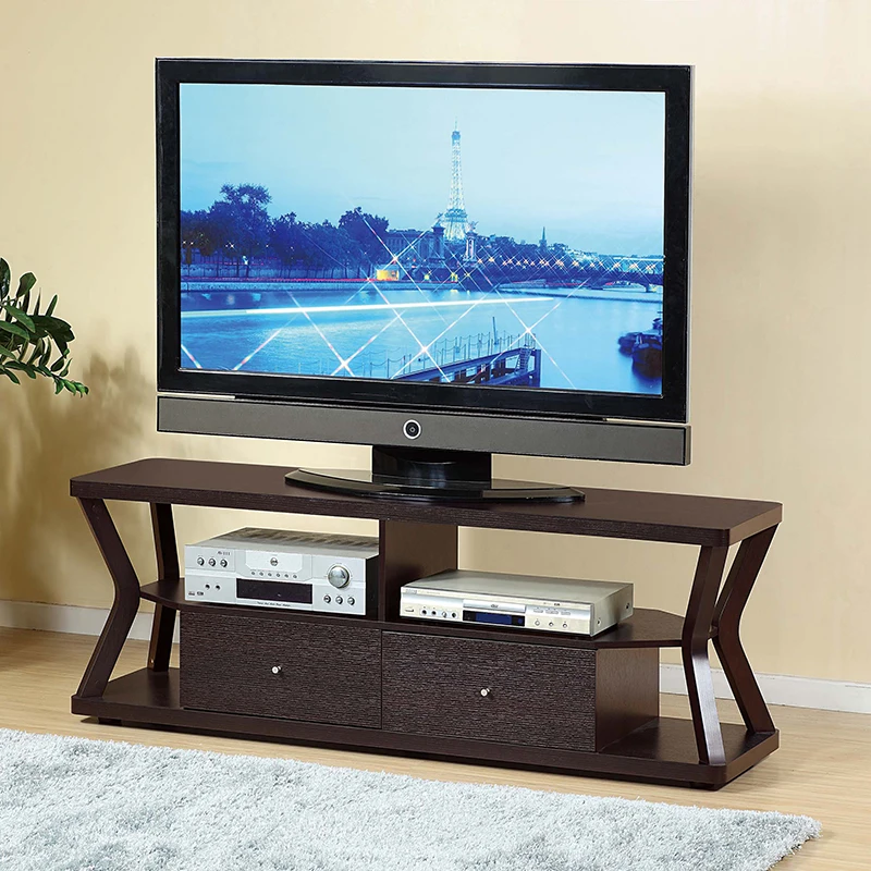 Modern Design Style Mobile Motorized Tv Stand With Swivel Wall Unit For Living Room