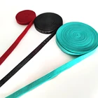 Back Elastic 10mm Elastic Custom 10mm Elasticated Printed Back Neck Elastic Tape For Sport