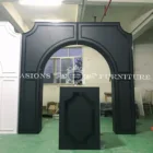 Black Black 3D Cutting Event Decoratived Acrylic Arch