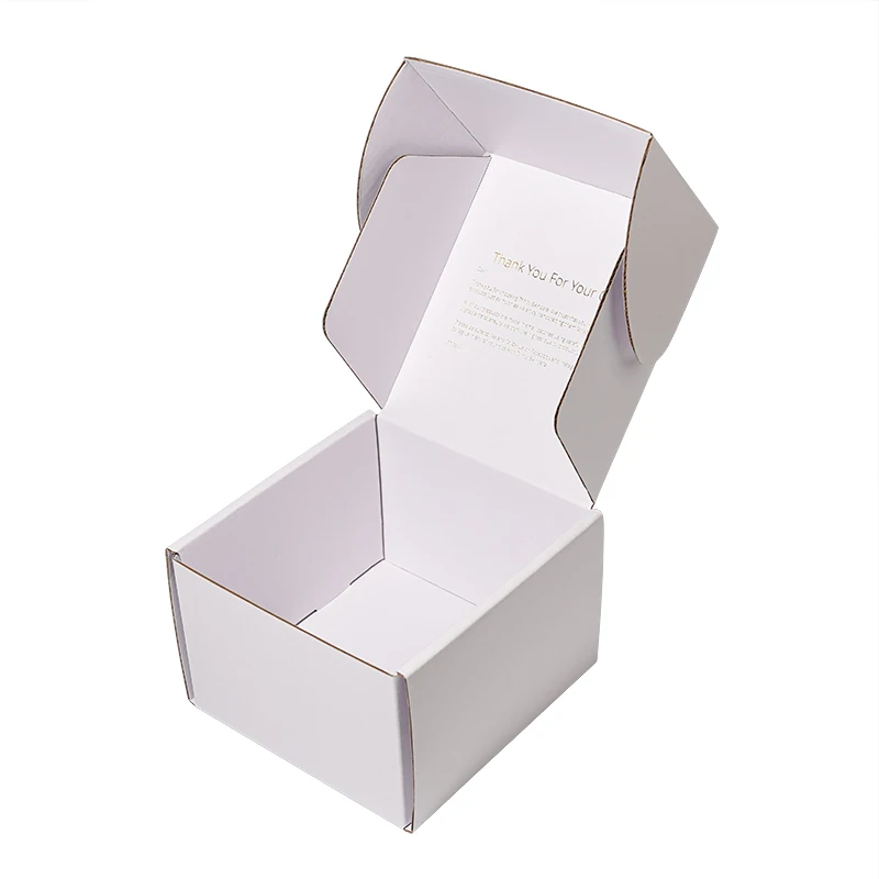product low moq corrugated recyclable mailer box pink shipping boxes custom logo for small business gift packaging-8