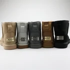 TPR Sole Outdoor Sheepskin Mukluk Boots For Women With Wool Lining