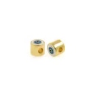 Evil Eye Beads Wholesale Personalized Enamel Evil Eye Spacer Beads For Minimalist Jewelry Making