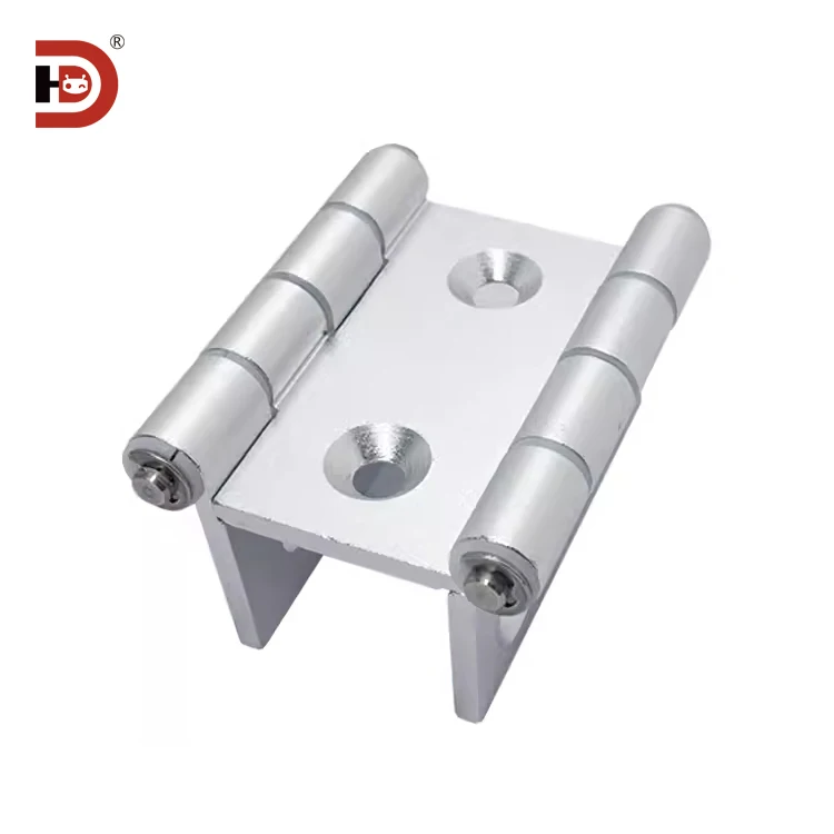 30/40 Aluminum Profile Precision Hinge Aluminum Alloy Double Axis butterfly Hinge Equipment Double Opening Aluminum Hinge supplier