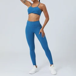 New Fall Wholesale Gril Activewear Quick Dry Sports Fitness Yoga Bra Leggings Sets For Women High Quality 2023 Sexy Workout Sets