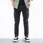 Tapered 4 Way Stretch Active Men's Jogger Pant Light Weight Elastic Waist Drawstring Relaxed Men's Jogger