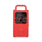 Radio Solar Crank AM FM NOAA Weather Radio With 5000mah Power Bank Flashlight Reading Lamp