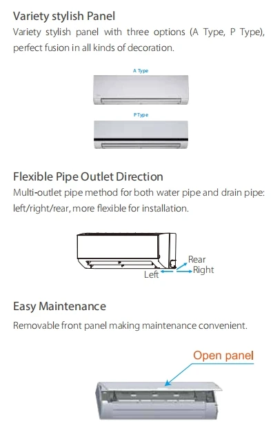 Fan Coil Unit, 2pipe, 4pipe, Wall, R-410A - detail 18