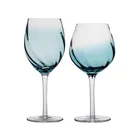 Glass Gradient Customizable Spiral Striped Lead-free Crystal Hand Blown Transparent Wedding Hotel Wine Glass Set