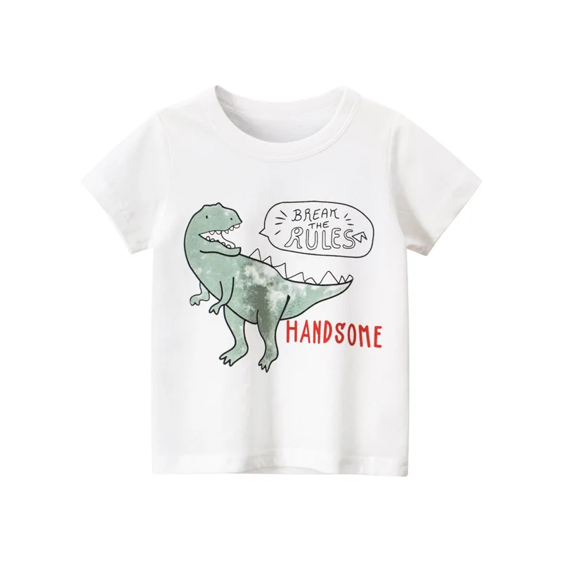 manufacturer Customized Kids T-Shirts 100% Cotton Kids Fashion T-Shirts Cartoon Printed Casual Kids T-Shirts