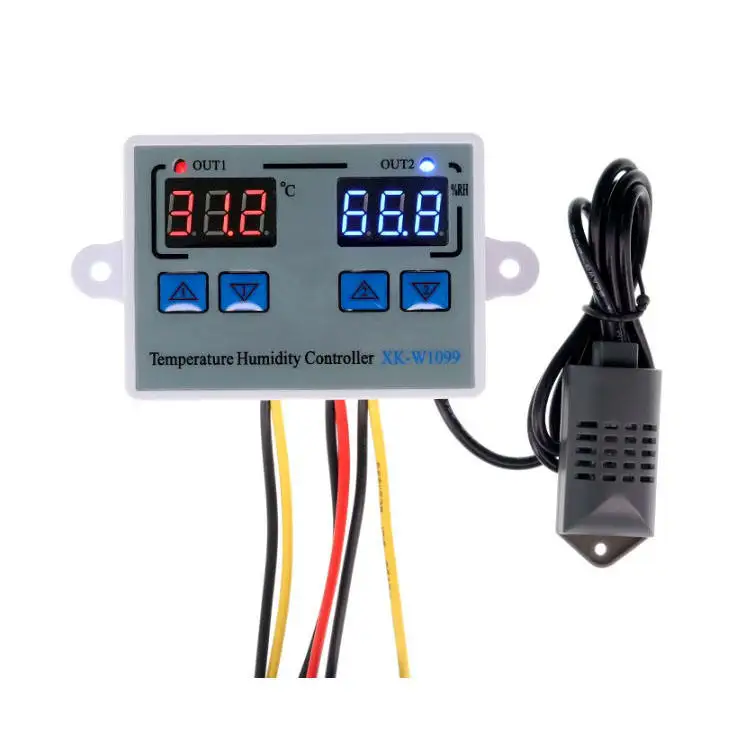 Dual Thermostat for Incubator Digital 10A Heating Cooling Temperature Controller 