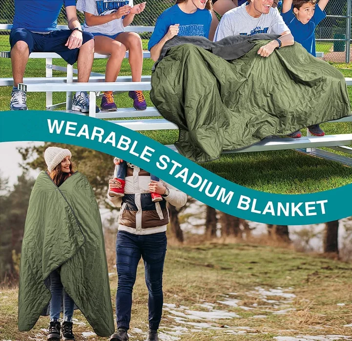 Wq Custom Recyclable Quilted Picnic Blanket Large Blanket Outdoor Waterproof Cotton Fleece Buy