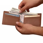 Leather Purse Pu Pu Cheap Saffiano Leather Men Purse Minimalist Pu Leather Wallet And Purse