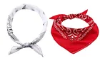 Scarf Cotton Stylish Comfortable Floral Scarf 100% Cotton Printed Black Paisley Bandana