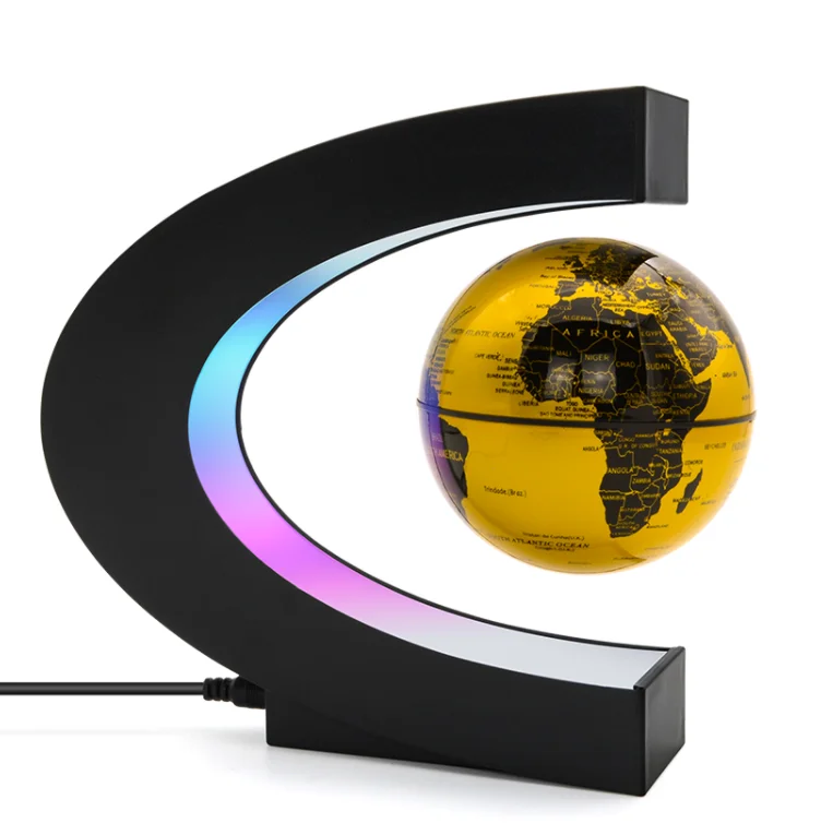 Magnetic Levitation Globe Night Light Floating World Map Ball Lamp Cool Lighting