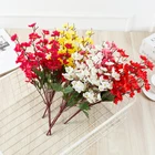 Wedding Gifts B121 Hot Sale 2021 Wholesale Wedding Decor Artificial Flowers Plum Blossom Branch Preserved Roses Gifts