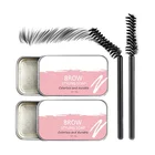 Eyebrow Wholesale Natural Long Lasting LOW MOQ Brow Soap Custom Private Label Gel Eyebrow Styling Soap With Brush