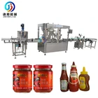 Making Automatic Chili Sauce Glass Bottle Making Filling Machine Jam Sauce Filler Machine