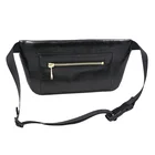 Fashion Patent Leather Fanny Pack Sport Waist Bag For Women