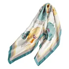 Wholesale Silk Scarf Wholesale Classic Smooth Silk Like Ladies Square Polyester Scarf For Women Stylish