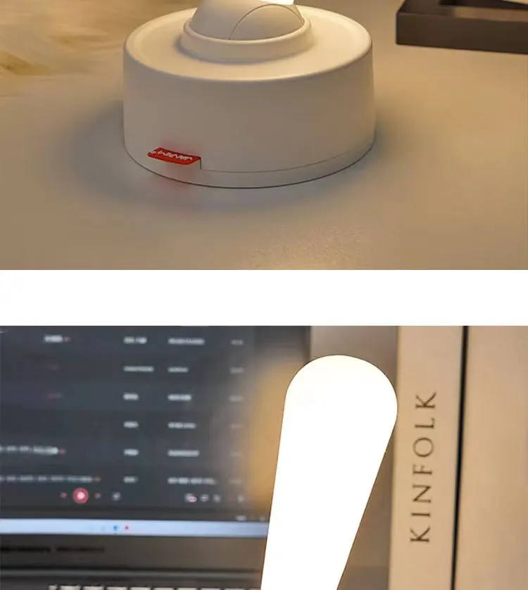 New Wholesale Modern Design Portable LED Silicone Bed Lamp Dimmable Rechargeable USB Night Light Kids Bedroom Lever Night Lights