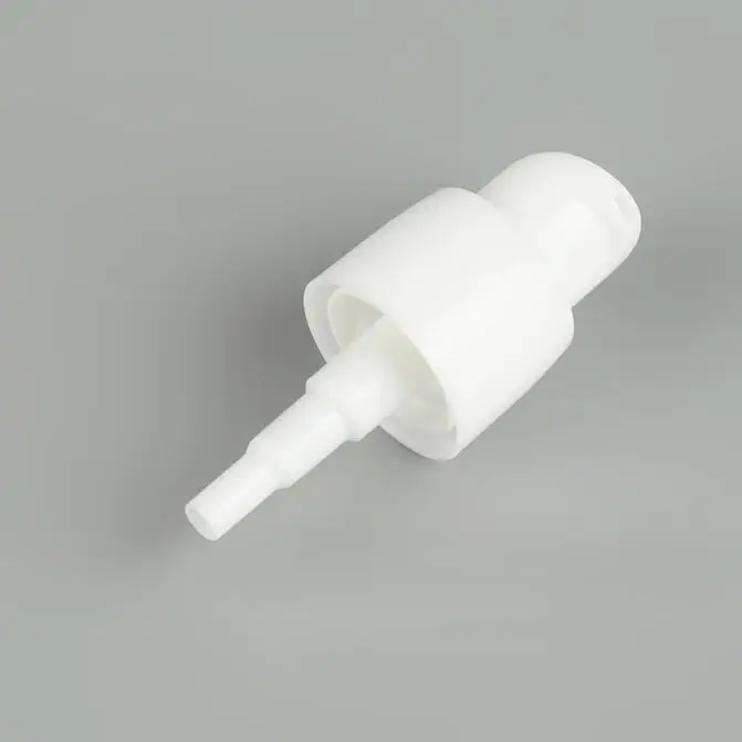 410 cosmetic treatment pump 18mm white round lotion pump for shampoo bottle-30