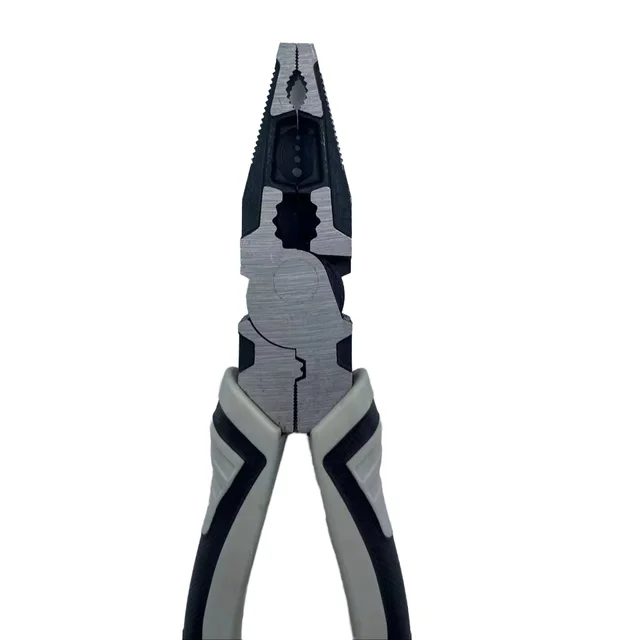 Multifunction Electrician Combination Pliers Long Nose Diagonal Stripping Crimping Cutting Serrated Steel Customizable OEM