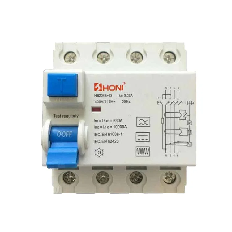 P P Type B Residual Current Circuit Breaker Pole A Ma Elcb Rcd