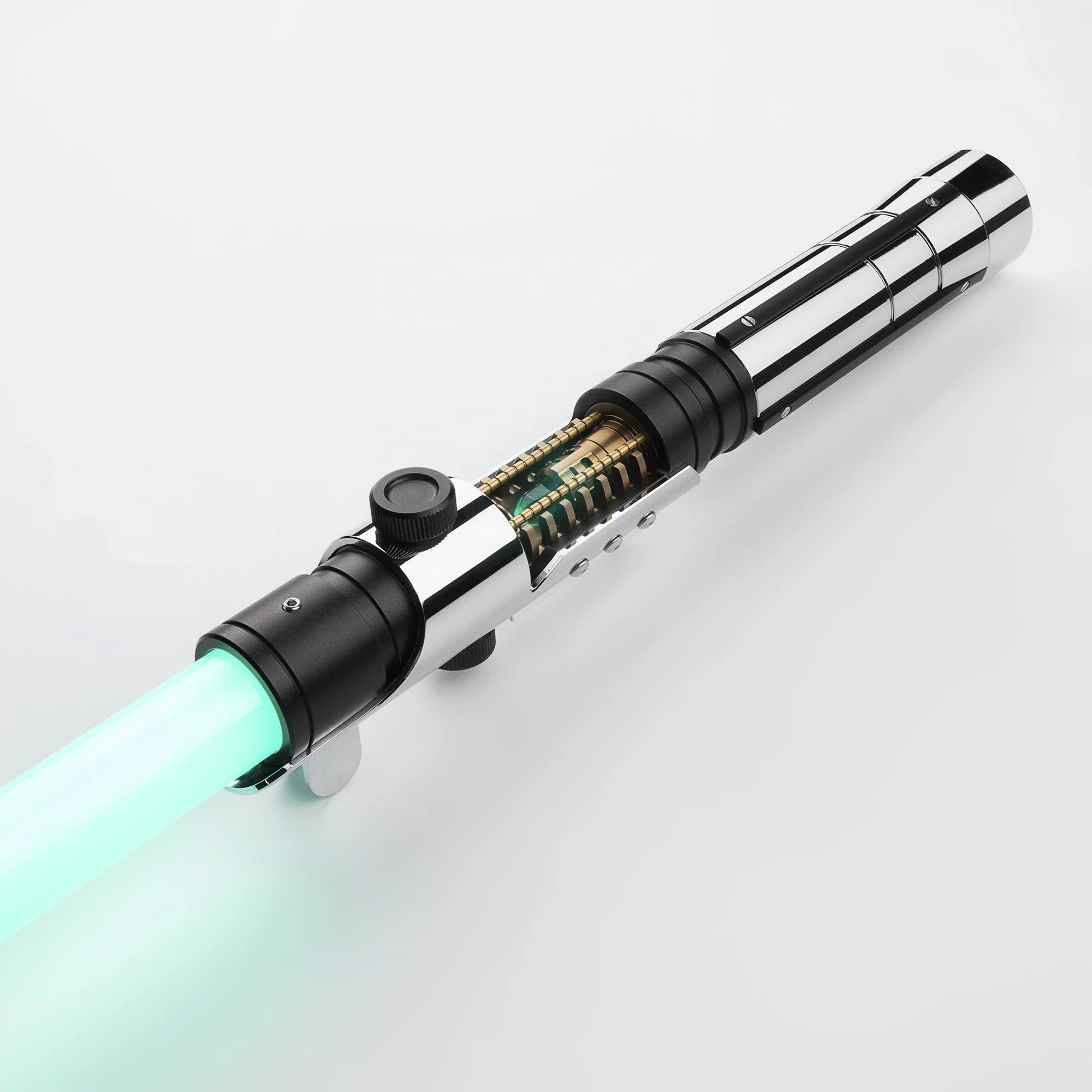 toy lightsaber with kyber crystal