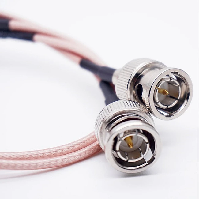 75Ohm BNC Male Crimp RG179 HD SDI Cable Connector for CCTV Security Video Surveillance Camera
