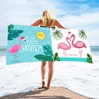 Towels 2021 Novelty Summer Quick-Dry Rectangular Beach Towels Adult Microfiber Customized Technics